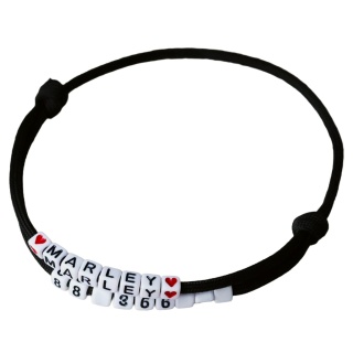 Adresówka dla psa z linki paracord – czarna, Black Moon