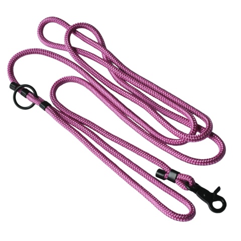 Smycz linowa miejska dla psa (standard) – lawendowa, Lavender Pink