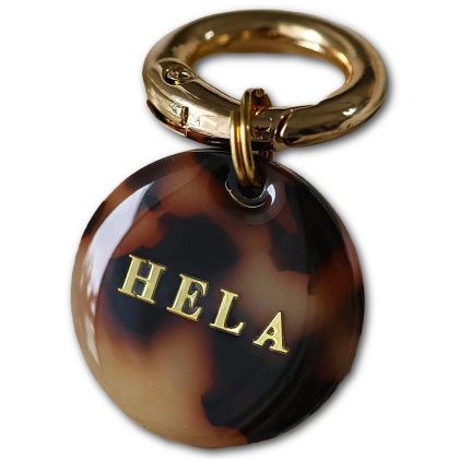 Adresówka dla psa – personalizowana zawieszka, panterka