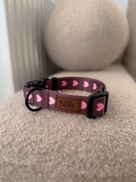 Obroża PSIAMORE 20 mm, obwód 27–36 cm - brązowa