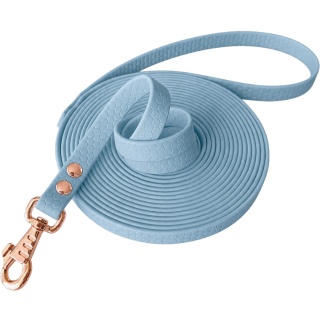 Smycz dla psa (linka treningowa) wodoodporna HEXA, 5/10/15m – błękitna, Baby Blue