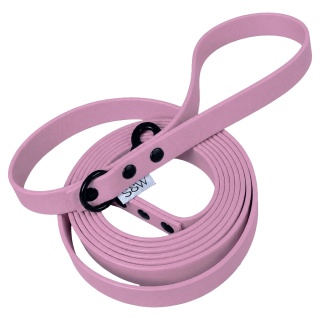 Smycz miejska wodoodporna dla psa TPU - brudny róż, Dusty Pink