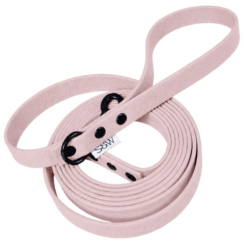 Smycz miejska wodoodporna dla psa - różowa, Creamy Pink