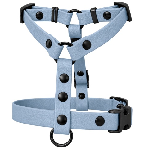 Szelki guard wodoodporne dla psa, błękitne, regulowane – Baby Blue