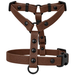 Szelki guard wodoodporne dla psa, brązowe, regulowane TPU – Chocolate Brown
