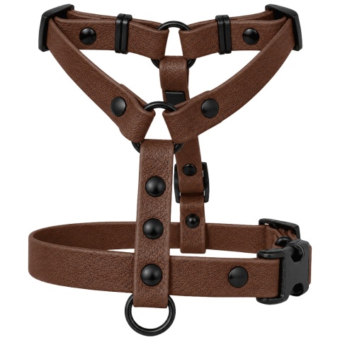 Szelki guard wodoodporne dla psa, brązowe, regulowane – Chocolate Brown