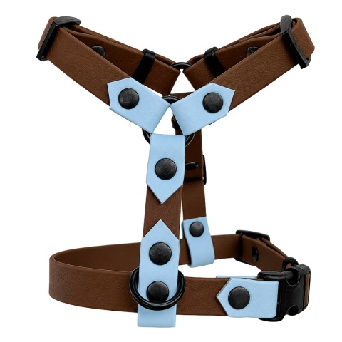Szelki guard wodoodporne dla psa, brązowe, regulowane – Chocolate Brown