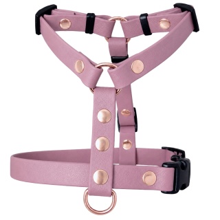 Szelki guard wodoodporne dla psa, brudny róż, regulowane TPU – Dusty Pink