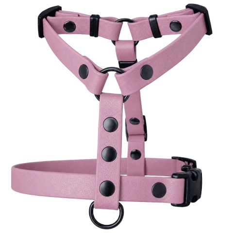Szelki guard wodoodporne dla psa, brudny róż, regulowane – Dusty Pink