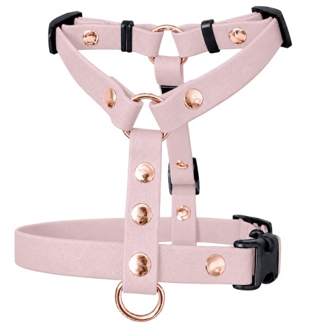 Szelki guard wodoodporne dla psa, różowa, regulowane – Creamy Pink