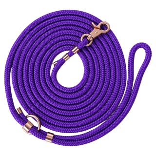 Smycz linowa miejska dla psa (mini / standard / strong) – fioletowa, Acid Purple