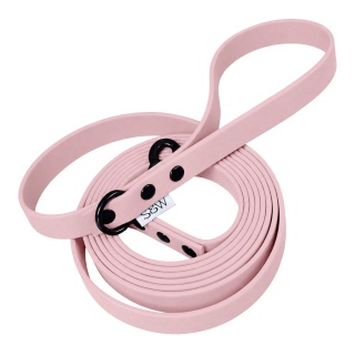 Smycz miejska wodoodporna dla psa TPU - różowa, Creamy Pink